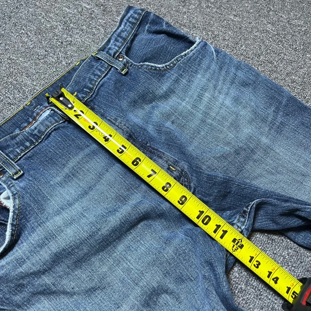 St. Johns Bay Jeans 38x30 Blue Straight Leg Stretch Denim Mens Casual Pants